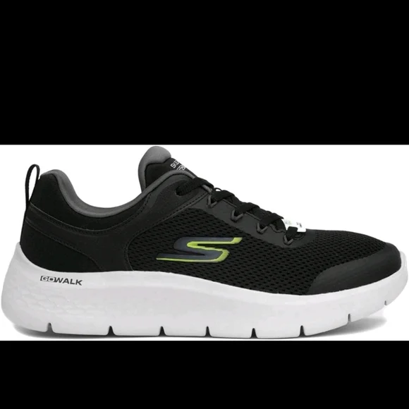 Skechers Men's Go Walk Flex-Independent Sneaker, Black/Grey - Picture 7 of 9